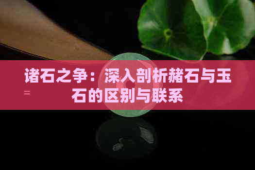 诸石之争：深入剖析赭石与玉石的区别与联系