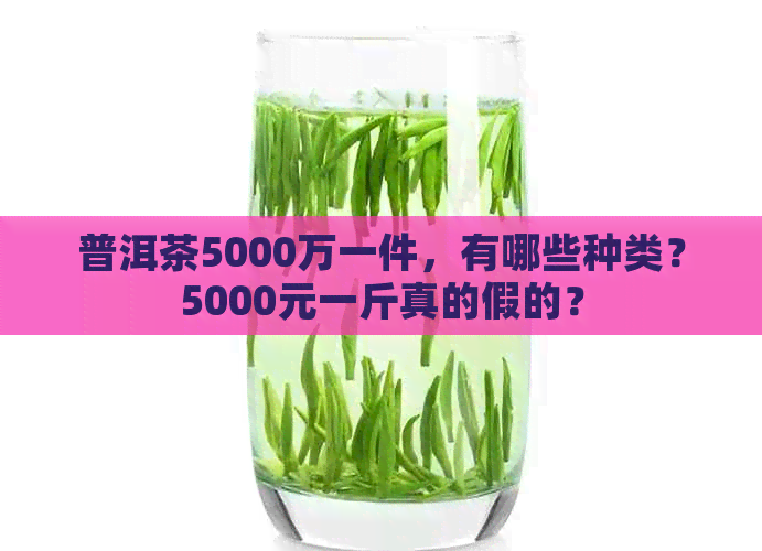 普洱茶5000万一件，有哪些种类？5000元一斤真的假的？