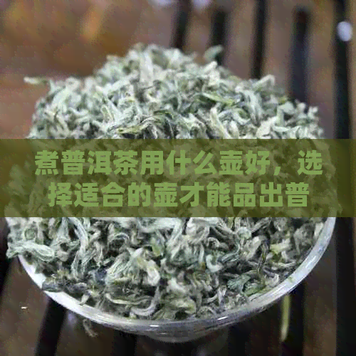 煮普洱茶用什么壶好，选择适合的壶才能品出普洱茶的醇厚。