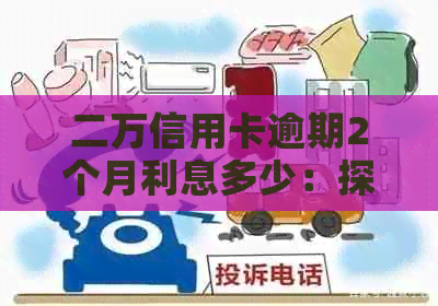 二万信用卡逾期2个月利息多少：探讨逾期未还款的严重性与利息计算