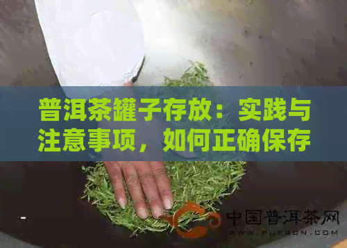 普洱茶罐子存放：实践与注意事项，如何正确保存普洱茶以保持其品质？