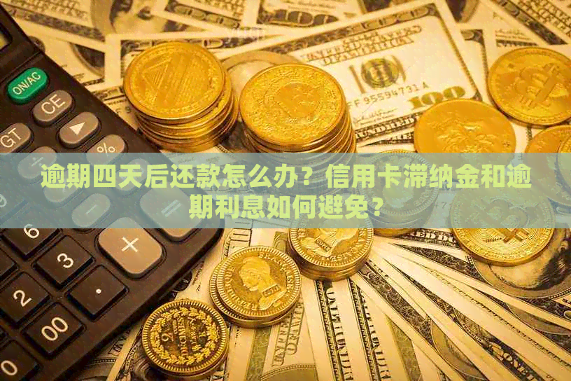 逾期四天后还款怎么办？信用卡滞纳金和逾期利息如何避免？