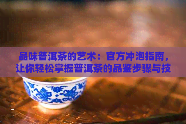 品味普洱茶的艺术：官方冲泡指南，让你轻松掌握普洱茶的品鉴步骤与技巧