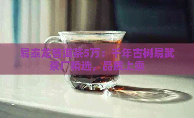 易泰龙普洱茶5万：千年古树易武茶厂精选，品质上乘