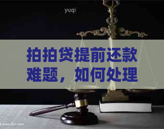 提前还款难题，如何处理？