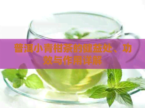 普洱小青柑茶的健益处、功效与作用详解