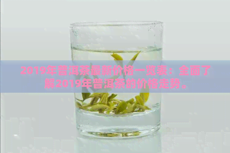 2019年普洱茶最新价格一览表：全面了解2019年普洱茶的价格走势。