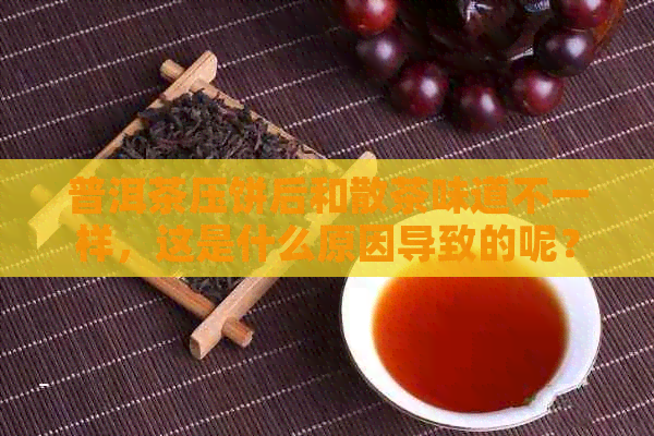 普洱茶压饼后和散茶味道不一样，这是什么原因导致的呢？