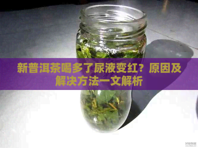 新普洱茶喝多了尿液变红？原因及解决方法一文解析