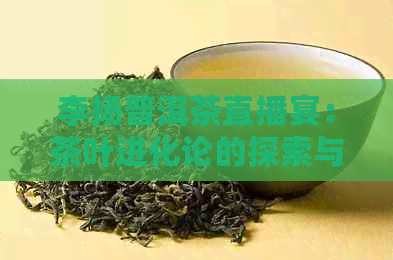 李扬普洱茶直播宴：茶叶进化论的探索与品鉴