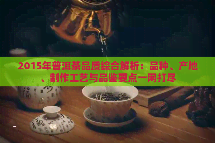 2015年普洱茶品质综合解析：品种、产地、制作工艺与品鉴要点一网打尽