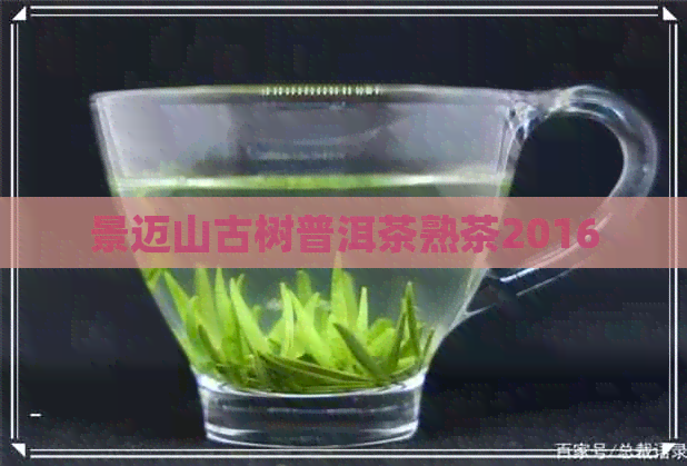 景迈山古树普洱茶熟茶2016