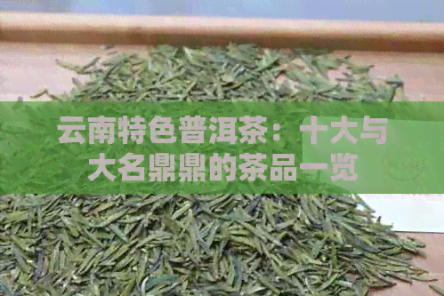 云南特色普洱茶：十大与大名鼎鼎的茶品一览