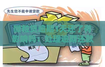 微粒贷逾期1天还了有影响吗：处理逾期还款后的问题