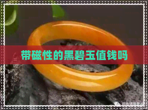 带磁性的黑碧玉值钱吗