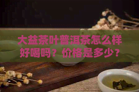 大益茶叶普洱茶怎么样好喝吗？价格是多少？