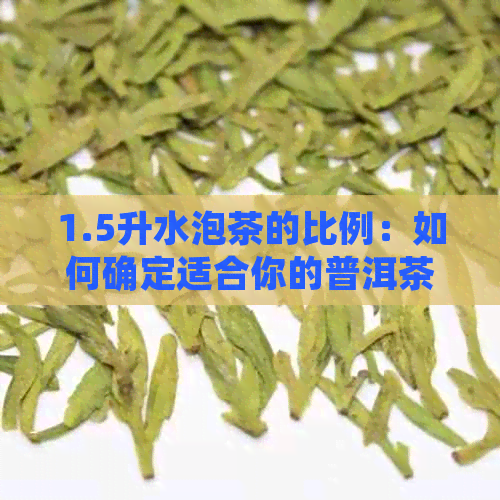 1.5升水泡茶的比例：如何确定适合你的普洱茶口感？