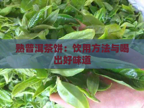 熟普洱茶饼：饮用方法与喝出好味道