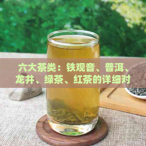 六大茶类：铁观音、普洱、龙井、绿茶、红茶的详细对比与选择指南