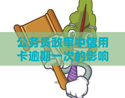 公务员政审中信用卡逾期一次的影响及其应对策略