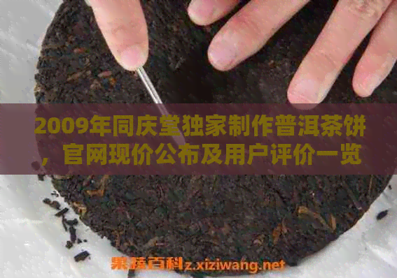 2009年同庆堂独家制作普洱茶饼，官网现价公布及用户评价一览