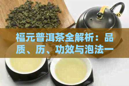 福元普洱茶全解析：品质、历、功效与泡法一应俱全