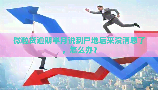 微粒贷逾期半月说到户地后来没消息了，怎么办？