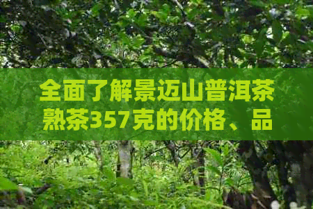 全面了解景迈山普洱茶熟茶357克的价格、品质及购买途径，解答您的所有疑问