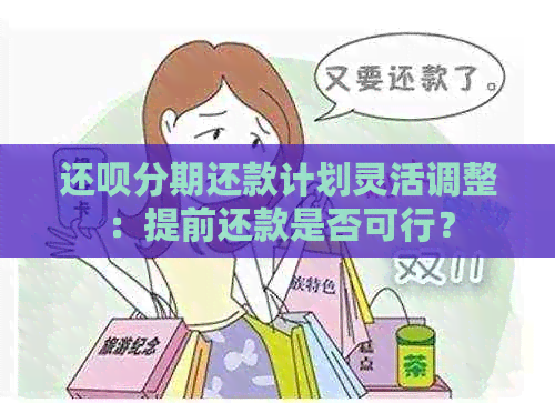 还呗分期还款计划灵活调整：提前还款是否可行？