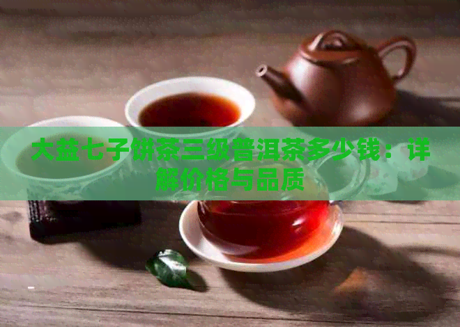 大益七子饼茶三级普洱茶多少钱：详解价格与品质