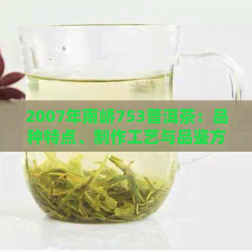 2007年南峤753普洱茶：品种特点、制作工艺与品鉴方法一文解析