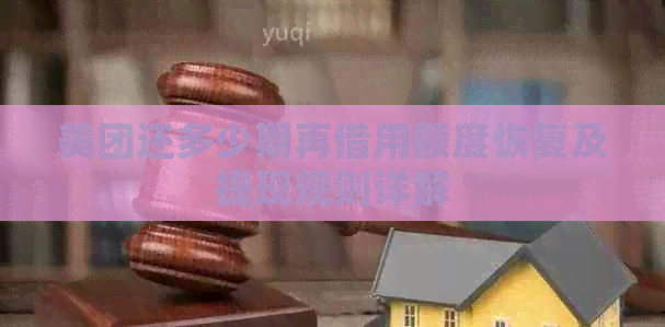 美团还多少期再借用额度恢复及提现规则详解