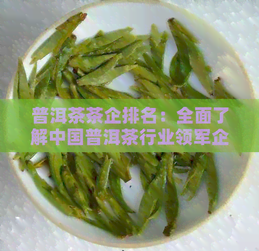 普洱茶茶企排名：全面了解中国普洱茶行业领军企业的竞争力及市场地位