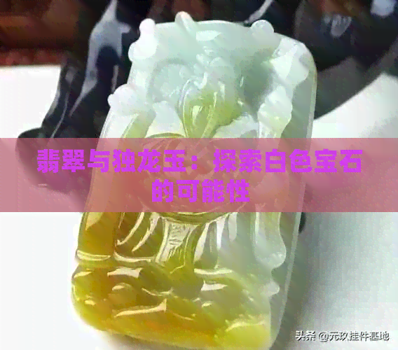 翡翠与独龙玉：探索白色宝石的可能性