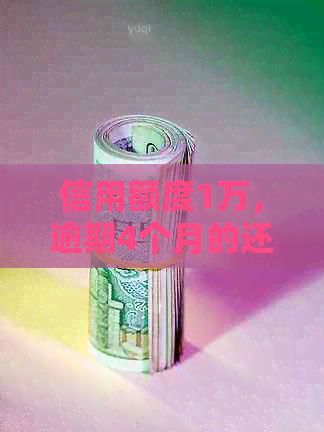 信用额度1万，逾期4个月的还款策略与解决办法