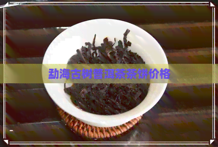 勐海古树普洱茶茶饼价格