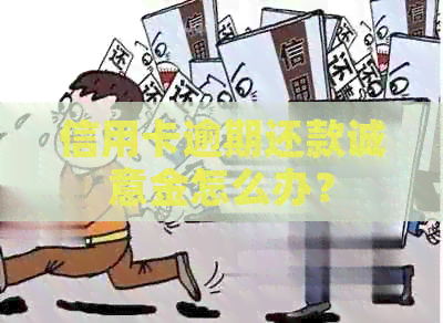 信用卡逾期还款诚意金怎么办？