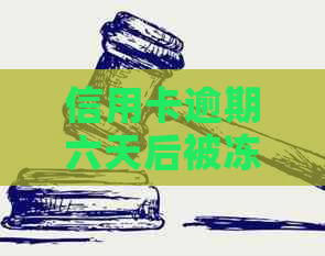 信用卡逾期六天后被冻结：原因、解决方法和如何解冻，一文全面解答您的疑问