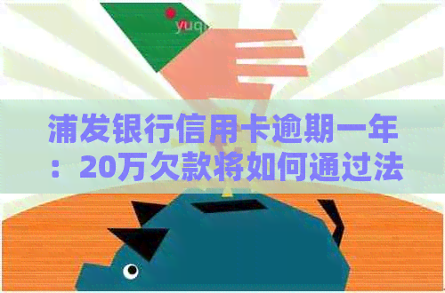 浦发银行信用卡逾期一年：20万欠款将如何通过法律途径解决？