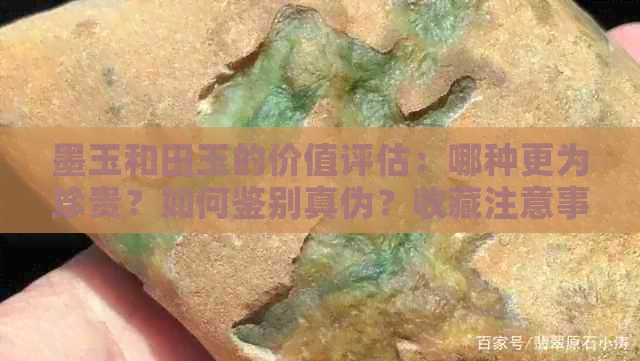 墨玉和田玉的价值评估：哪种更为珍贵？如何鉴别真伪？收藏注意事项有哪些？