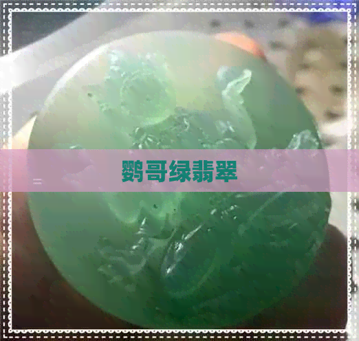 鹦哥绿翡翠