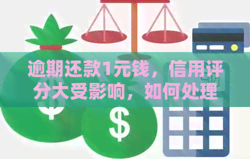 逾期还款1元钱，信用评分大受影响，如何处理？