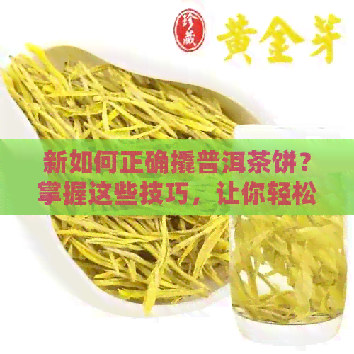 新如何正确撬普洱茶饼？掌握这些技巧，让你轻松品鉴普洱茶的魅力！