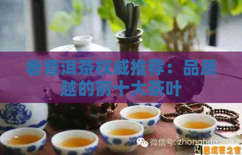 老普洱茶权威推荐：品质越的前十大茶叶