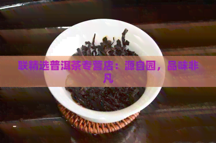 联精选普洱茶专营店：源自园，品味非凡