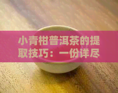 小青柑普洱茶的提取技巧：一份详尽指南