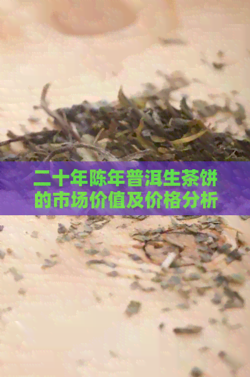 二十年陈年普洱生茶饼的市场价值及价格分析