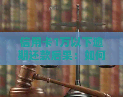 信用卡1万以下逾期还款后果：如何避免信用受损？