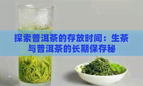 探索普洱茶的存放时间：生茶与普洱茶的长期保存秘