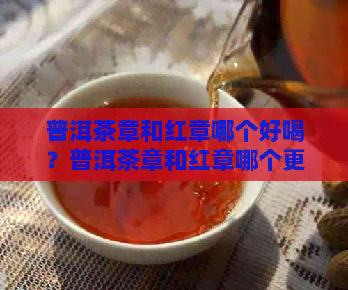 普洱茶章和红章哪个好喝？普洱茶章和红章哪个更好？